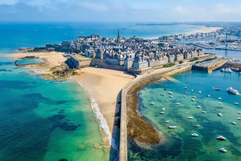 Le Plongeoir De Bon-Secours Apartment Saint-Malo Bagian luar foto